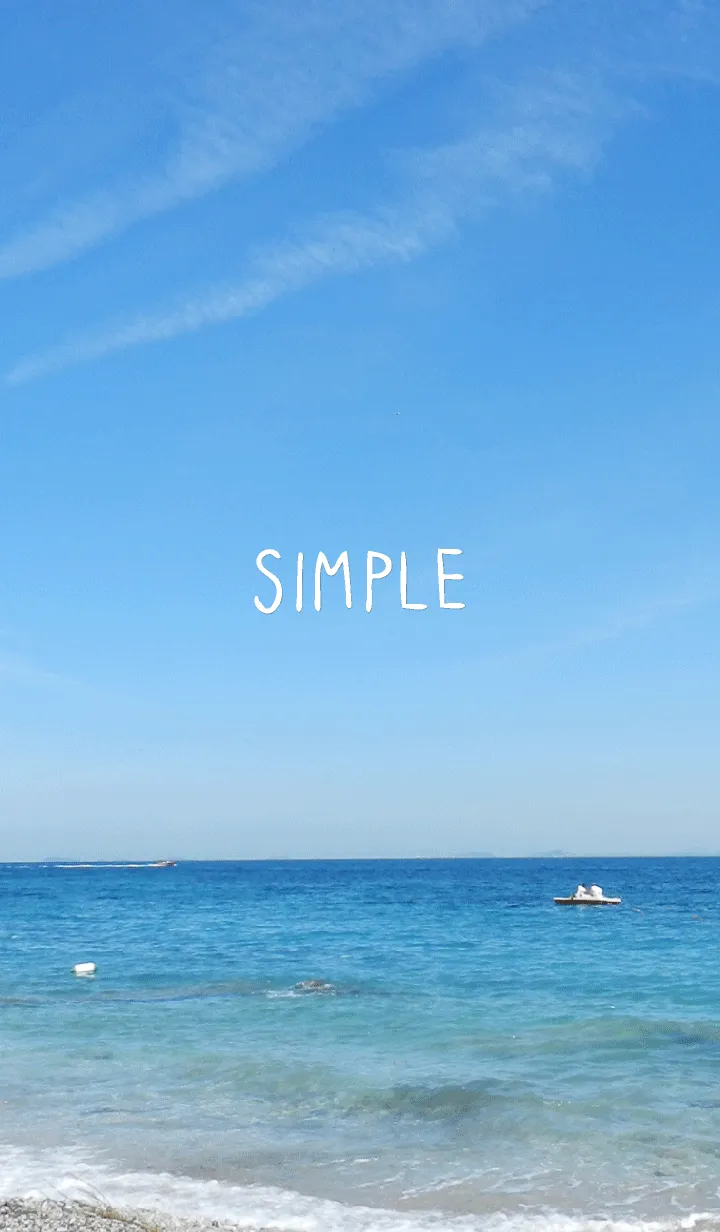 [LINE着せ替え] 心を癒す 空と海の画像1