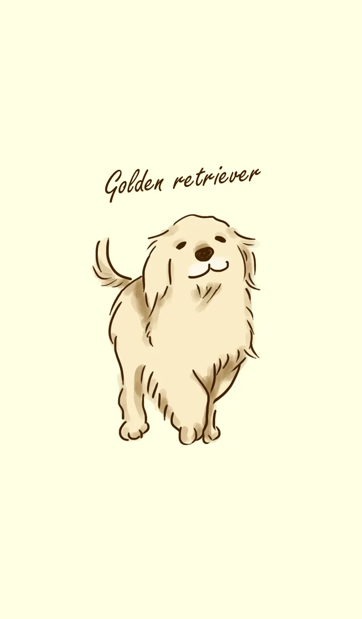 [LINE着せ替え] ゴールデンレトリバー テーマの画像1