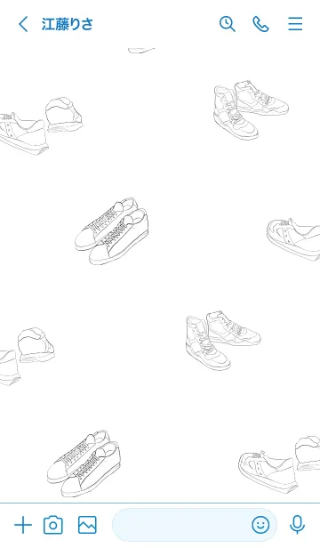 [LINE着せ替え] おしゃれスニーカーの画像3