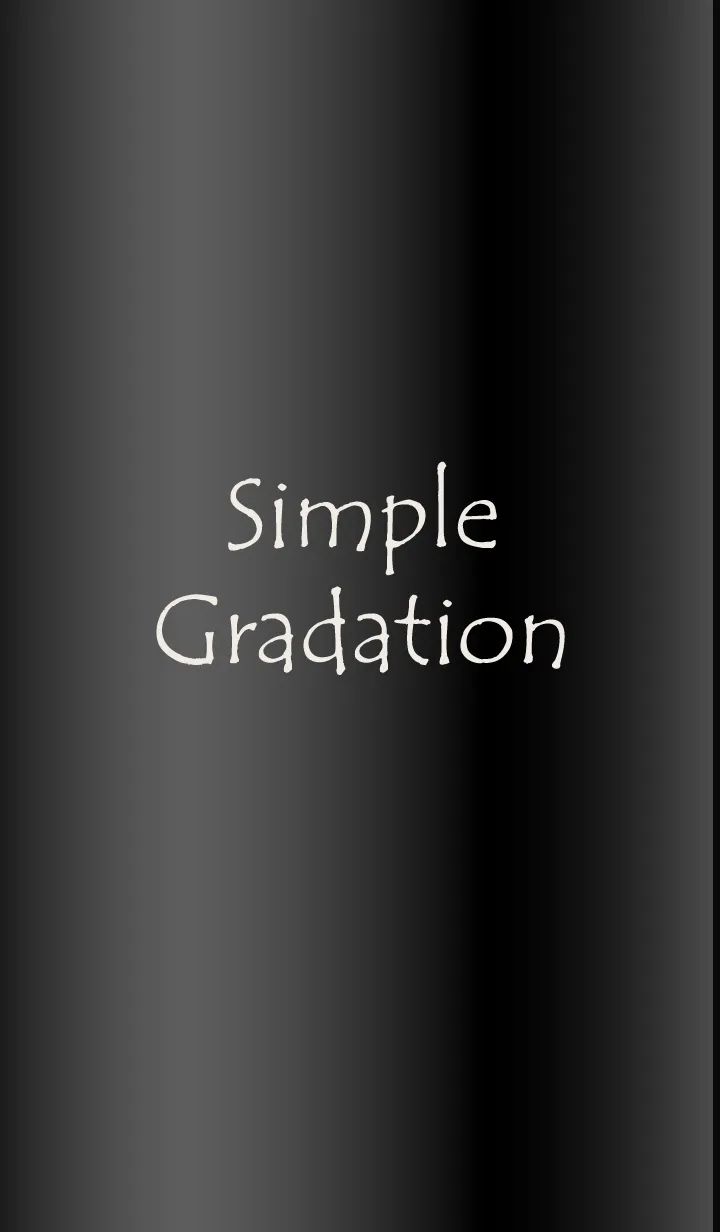 [LINE着せ替え] Simple Gradation -GlossyBlack 10-の画像1