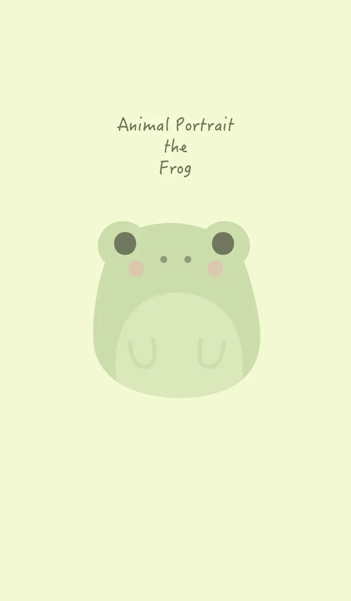 [LINE着せ替え] Animal Portrait - The Frogの画像1