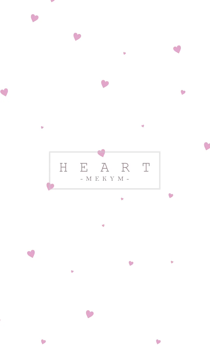 [LINE着せ替え] HEART-Pink.MEKYM 8の画像1