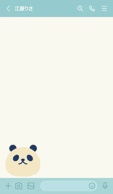 [LINE着せ替え] SIMPLE PANDA...6の画像3