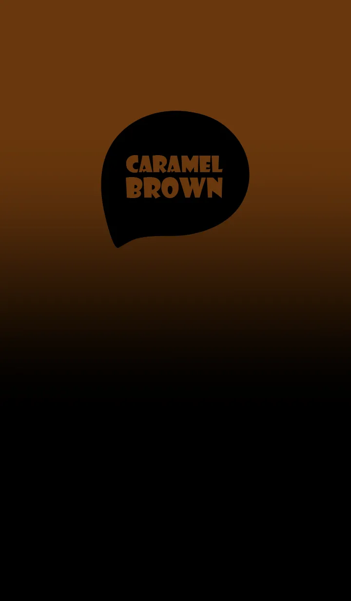 [LINE着せ替え] Black & Caramel Brown  Theme (JP)の画像1