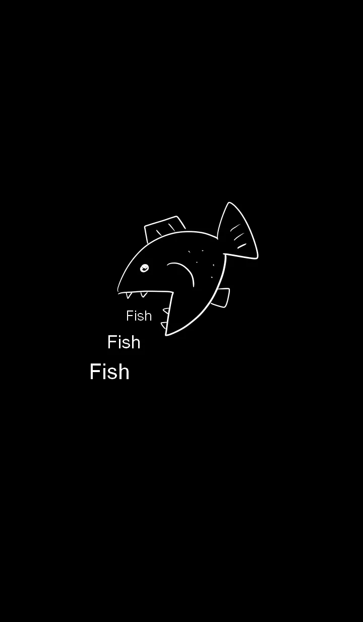 [LINE着せ替え] SIMPLE_魚の画像1