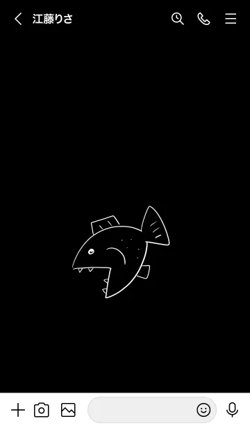 [LINE着せ替え] SIMPLE_魚の画像3