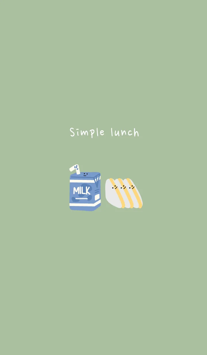 [LINE着せ替え] Simple  lunch_01の画像1