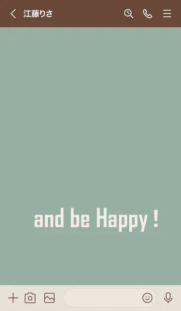 [LINE着せ替え] Live, Love, Laugh and be Happy！ /greenの画像3