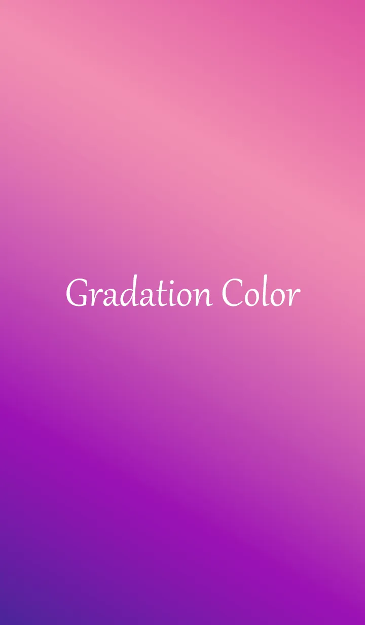 [LINE着せ替え] Gradation Color *Purple 6*の画像1