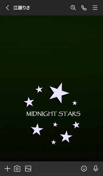 [LINE着せ替え] ミッドナイトスターズ 14の画像3