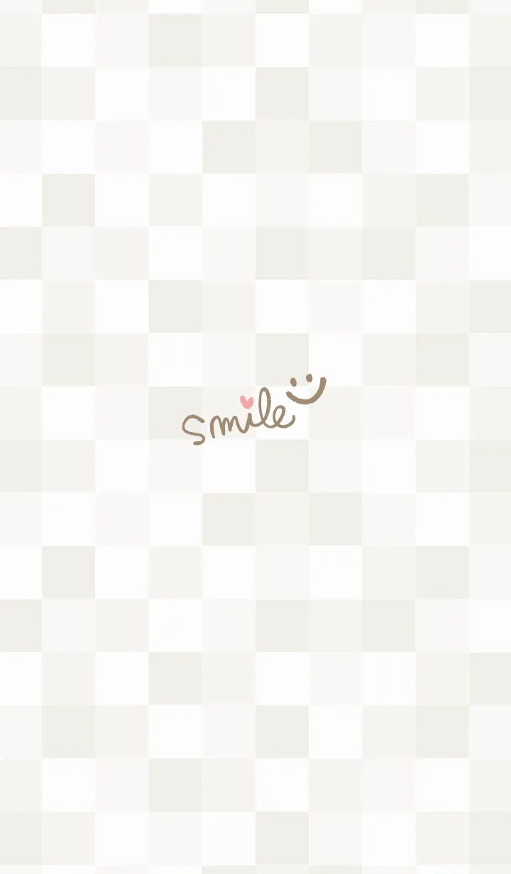 [LINE着せ替え] 白色モザイク ベージュ4の画像1