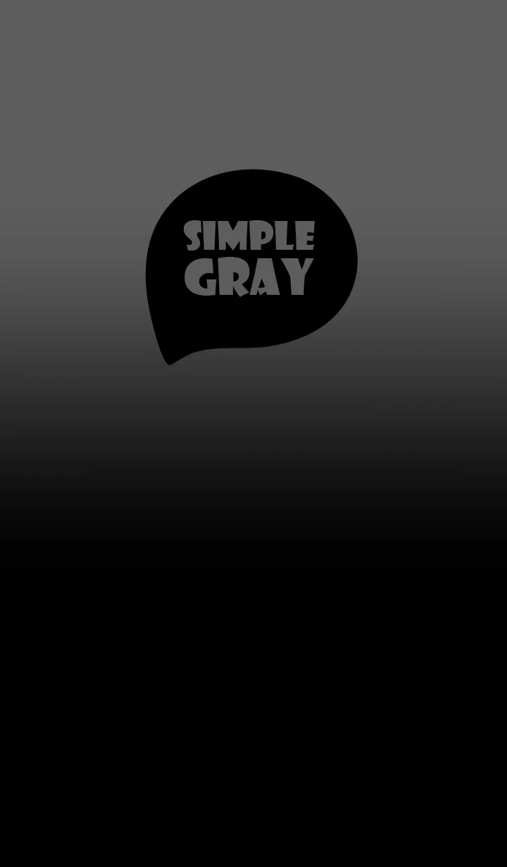 [LINE着せ替え] Black & Grey Theme (JP)の画像1