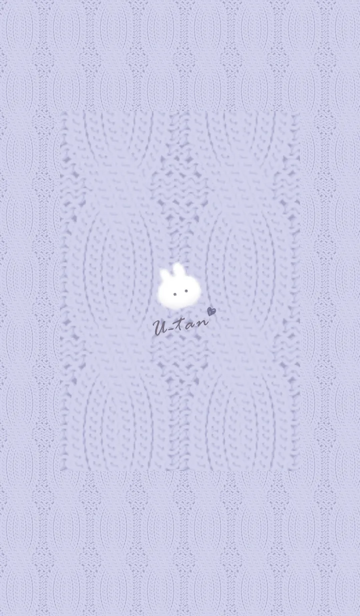 ～うさぎとニット2♥パープル23_1～の着せ替えメイン画像