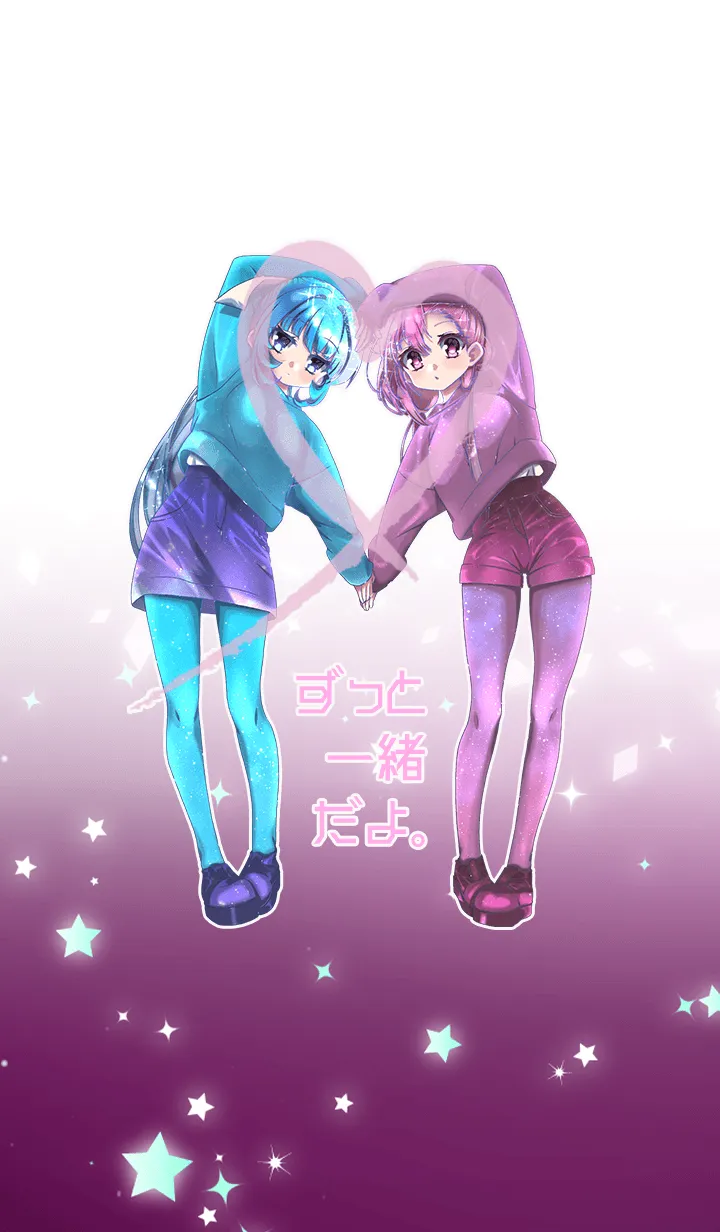 [LINE着せ替え] Blue×Pink G[P ver]の画像1