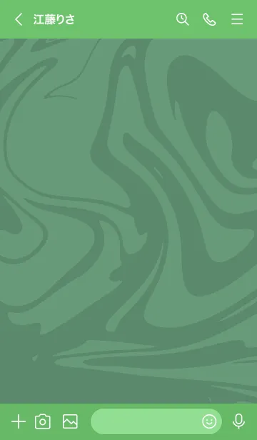 [LINE着せ替え] 緑 : マーブルの画像3