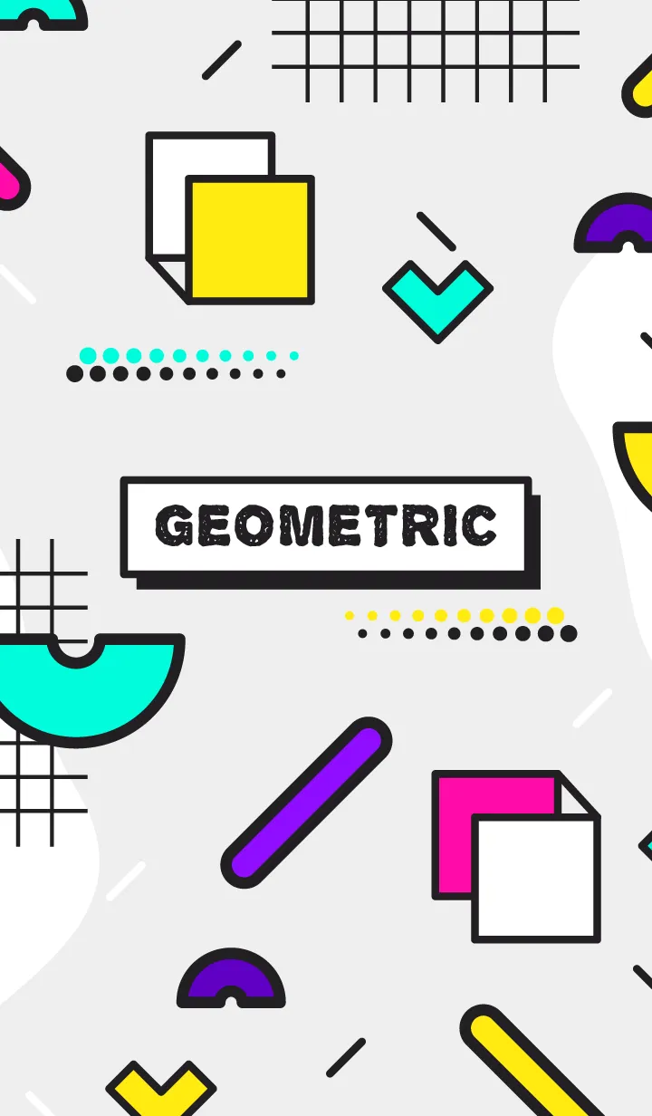 [LINE着せ替え] Fun Geometric 8の画像1