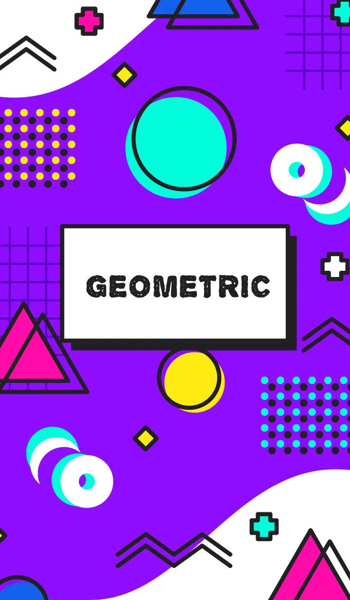 [LINE着せ替え] Fun Geometric 9の画像1