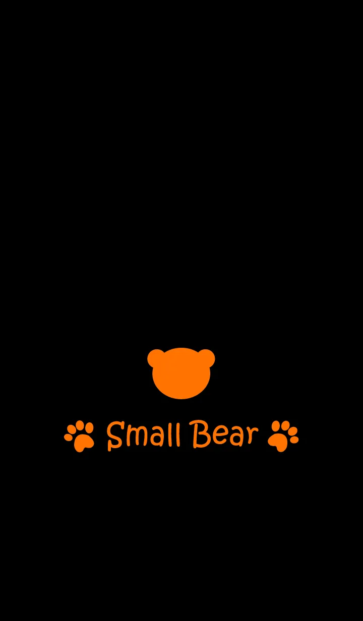 [LINE着せ替え] Small Bear *VIVID ORANGE*の画像1