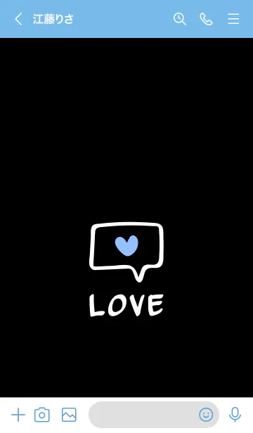 [LINE着せ替え] ラブ トーク 24の画像3