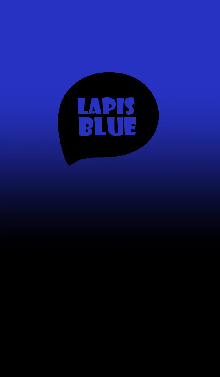 [LINE着せ替え] Black & Lapis Blue Theme (JP)の画像1