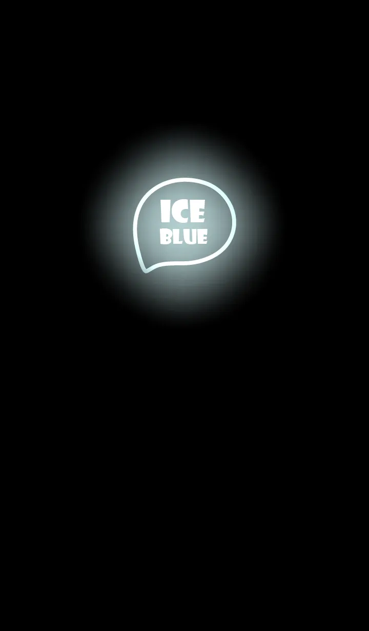 [LINE着せ替え] Ice Blue Neon Theme Ver.10 (JP)の画像1