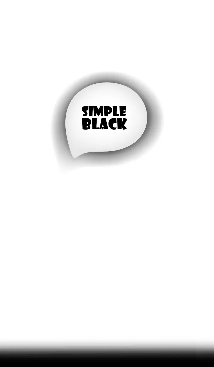 [LINE着せ替え] Black & White Theme Ver.2 (JP)の画像1