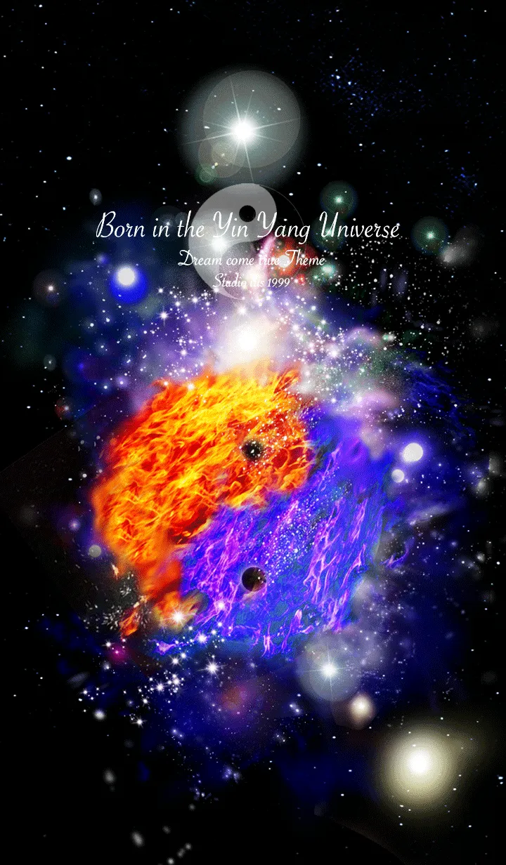 [LINE着せ替え] 運気を引き寄せる宇宙陰陽3の画像1