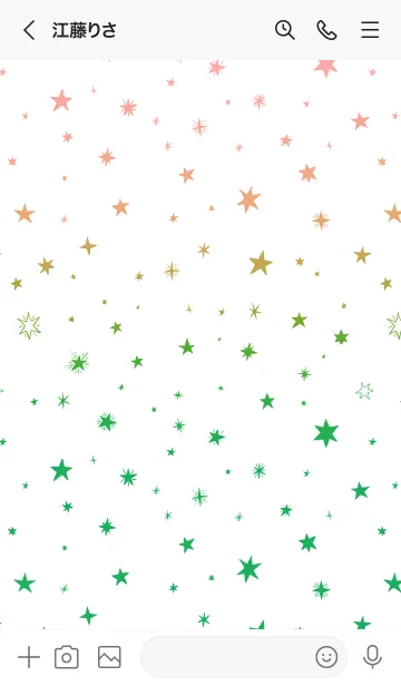 [LINE着せ替え] ミニ スターズ 021の画像3