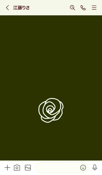 [LINE着せ替え] シンプル ローズ 17の画像3