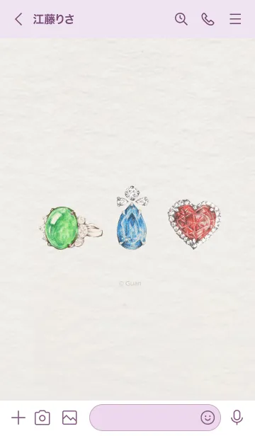 [LINE着せ替え] 美しいジュエリーの画像3