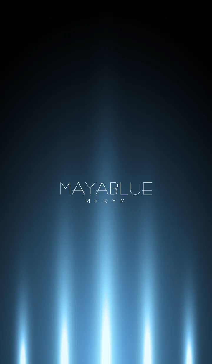 [LINE着せ替え] MAYABLUE LIGHT. -MEKYM-の画像1