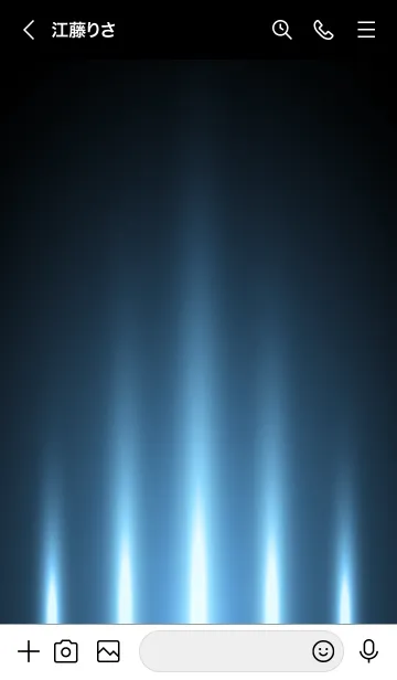 [LINE着せ替え] MAYABLUE LIGHT. -MEKYM-の画像3