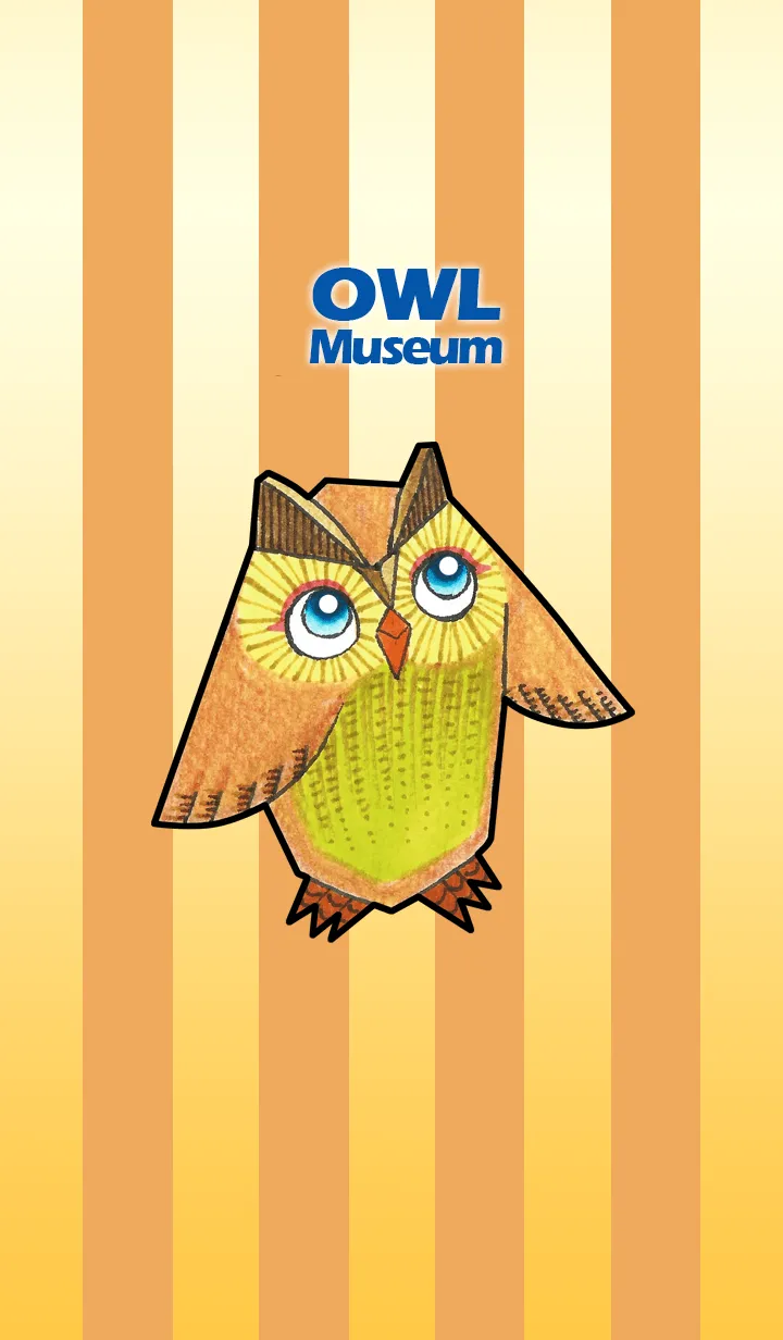 [LINE着せ替え] フクロウ 博物館 203 - Yellow Lemon Owlの画像1