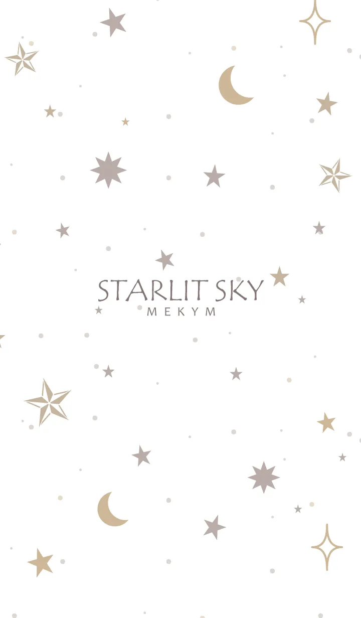 [LINE着せ替え] SIMPLE STARLIT SKY-MEKYM 36の画像1