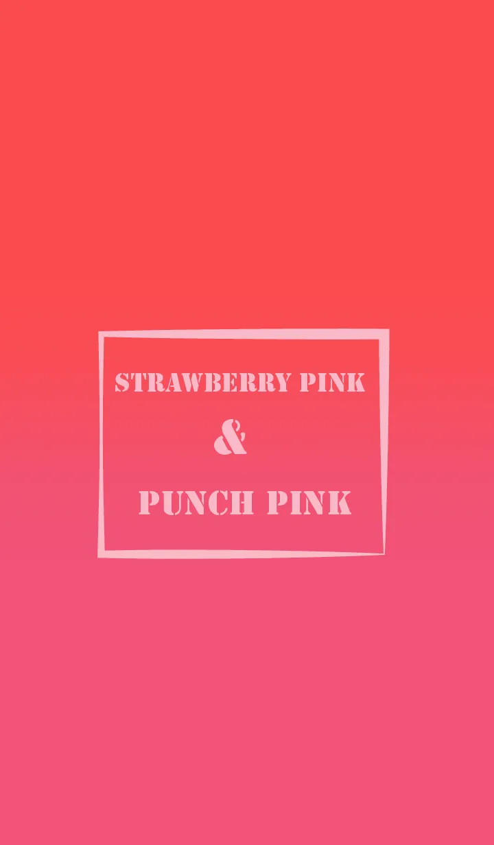 [LINE着せ替え] Strawberry Pink & Punch Pink Theme (JP)の画像1