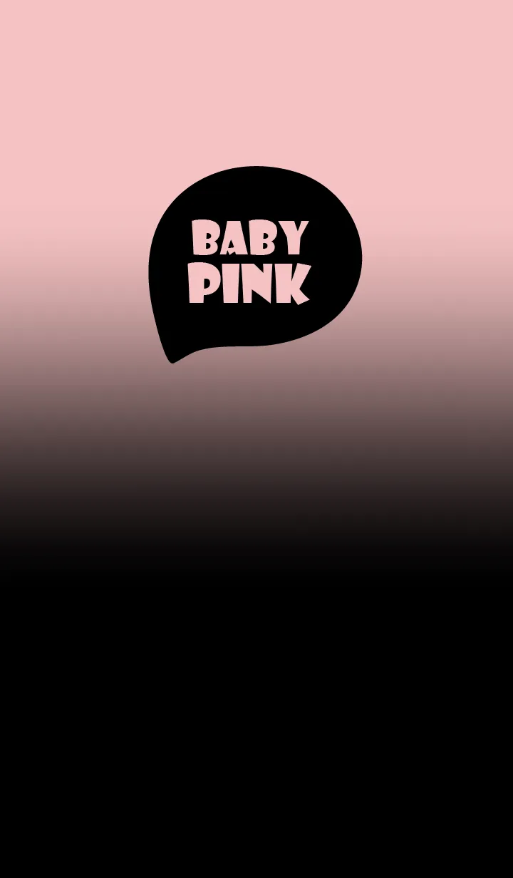 [LINE着せ替え] Black & Baby Pink Theme (JP)の画像1