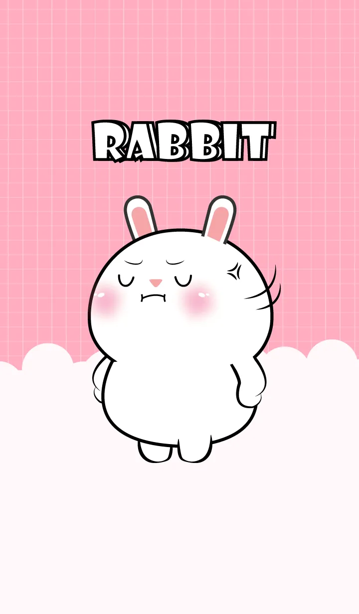 [LINE着せ替え] Little Angry White Rabbit Theme (JP)の画像1