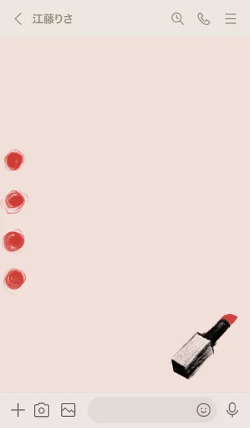 [LINE着せ替え] rouge styleの画像3