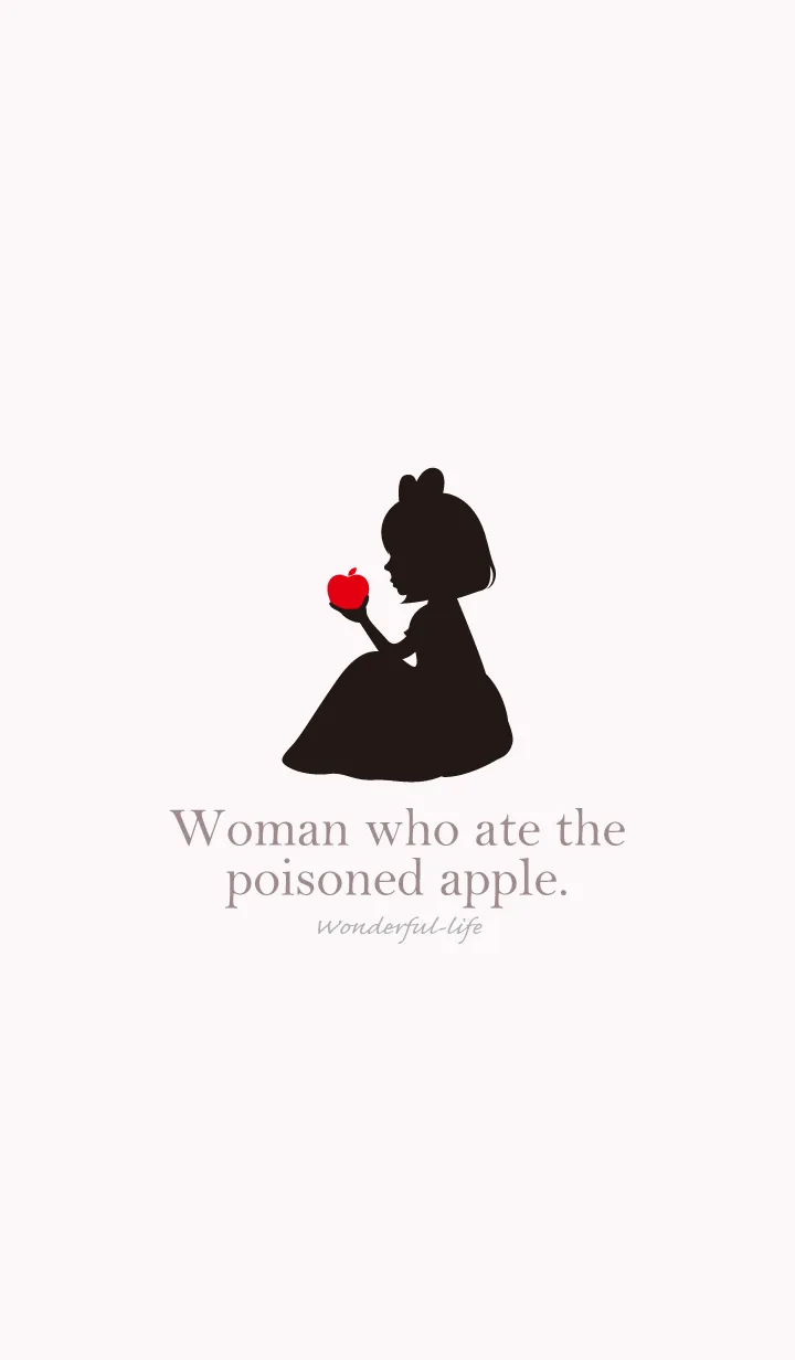 [LINE着せ替え] Woman who ate a poisoned apple 4の画像1