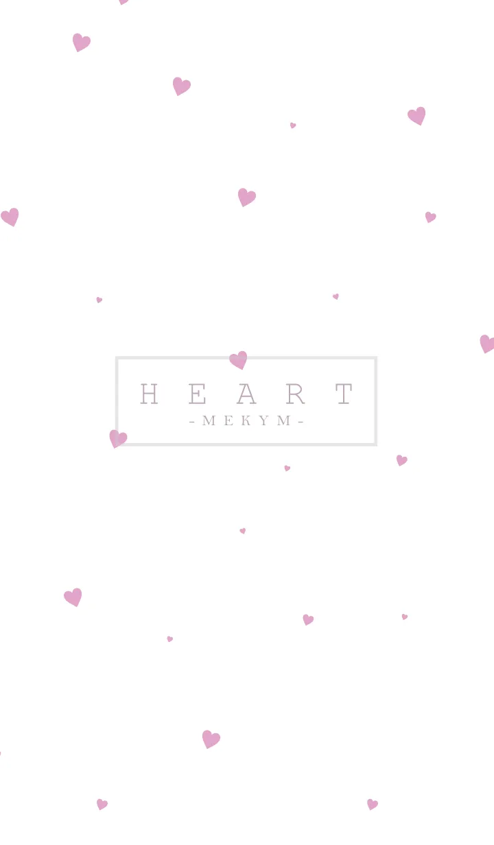 [LINE着せ替え] HEART-Pink.MEKYM 9の画像1