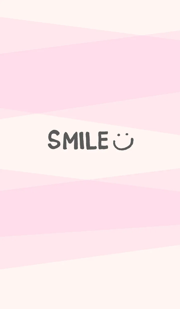 [LINE着せ替え] 色面構成 ピンク スマイル13の画像1