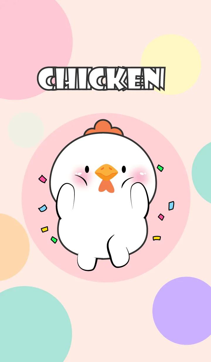 [LINE着せ替え] Little Prety White Chicken Theme (JP)の画像1