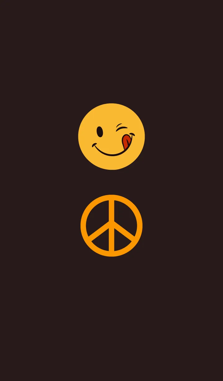 [LINE着せ替え] ◈◇Smile & Peace(yellow)◇◈の画像1