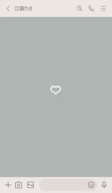 [LINE着せ替え] ～ファーのハート♥グリーン11_1～の画像3