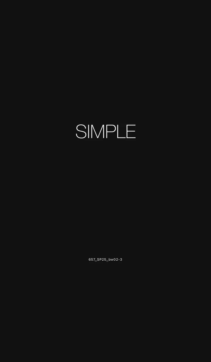 657.25_黒/白2-3のLINE着せ替え