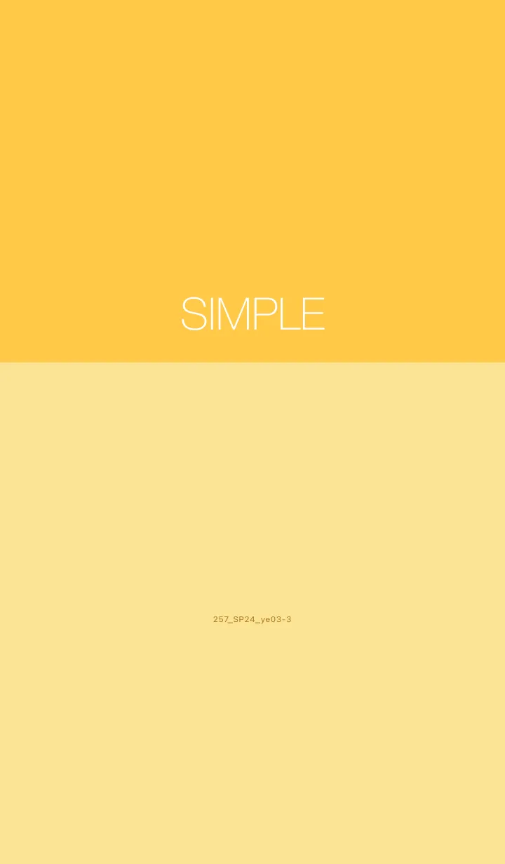 [LINE着せ替え] 257.24_イエロー3-3の画像1