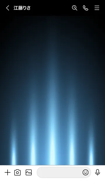 [LINE着せ替え] MAYA BLUE LIGHT 2の画像3