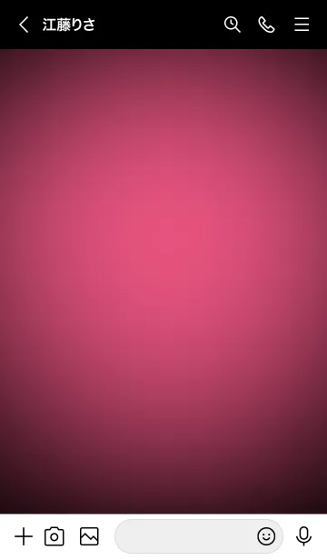 [LINE着せ替え] Dark Pink Neon Theme Ver.10 (JP)の画像3