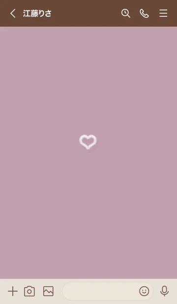 [LINE着せ替え] ～ファーのハート♥ピンクグレー29_1～の画像3