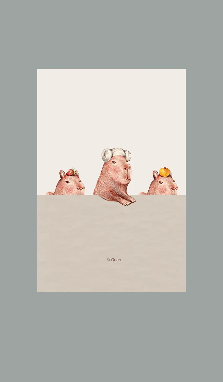 [LINE着せ替え] 水のブタの君 01-1の画像1